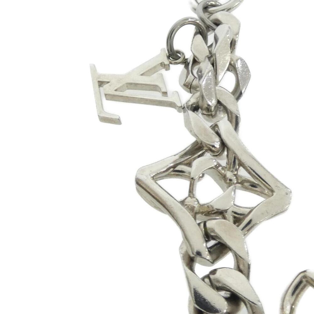 LOUIS VUITTON Silver Monogram Bag Charm - Picture 2 of 5
